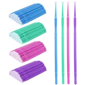 Pinky leem Disposable Colorful Micro <b>Brush</b> Eyelash Extension Applicator Professional Lash Tool - Product Image 4
