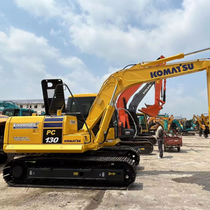 Excavatrice sur chenilles Komatsu PC130 d'occasion de haute qualité, équipement de construction hydraulique de taille moyenne - Product Image 5