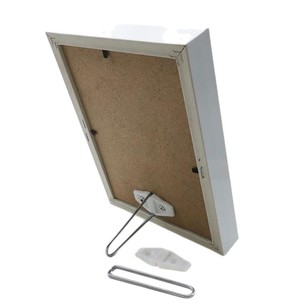 Photo Frame Stand Stainless Steel Rectangle Tabletop Support Vertical Display <b>Bracket</b> <b>Plastic</b> Base Holder - Product Image 2