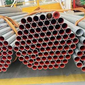 Tuyaux en acier revêtus de plastique haute résistance avec revêtement en zinc galvanisé à chaud pour l'eau et le gaz - Product Image 2