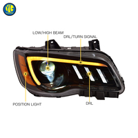 YU GUANG pour Chrysler 300C 2011 2017 phares Led lumières mise à niveau phare lampe frontale accessoires de voiture DRL projecteurs à lentille LED