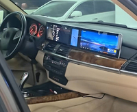 Écran triple incurvé de 12,3 pouces, Carplay Android pour BMW Série 5 X5 E70 CIC 2009-2013, lecteur DVD multimédia de voiture, navigation, unité principale