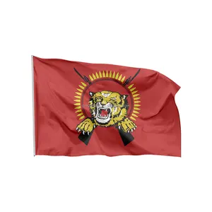 Custom Puli Kodi Tijger Vlaggen Nationalisme Tamil Eelam Vlag