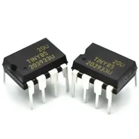 ATTINY85-20PU Nuevo y Original, Microcontrolador de 8 Bits, Chip MCU, Paquete DIP-8, Componentes Electrónicos STMicroelectronics