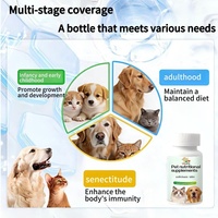 Tablet Multivitamin Hewan Peliharaan Grosir OEM ODM Perawatan Kesehatan Umum Suplemen Vitamin Perawatan Harian untuk Kucing