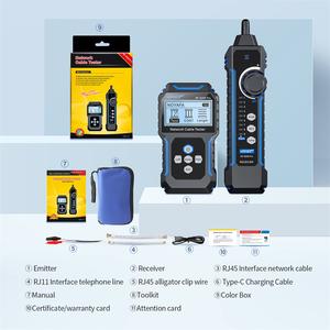 Hepsi bir arada arama motoru ağ kablo test cihazı NF-8209Pro test telefon hatları ve ağ kabloları - Product Image 6