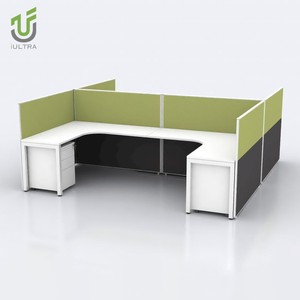 IULTRA L forma di 5x5 cubicoli modulari per <span class=keywords><strong>ufficio</strong></span>, postazione di lavoro per <span class=keywords><strong>ufficio</strong></span> compatto, <span class=keywords><strong>ufficio</strong></span> salvaspazio per piccoli uffici - Product Image 1
