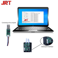 Modul Pengukur Jarak JRT 100hz TOF Lidar Sensor Pengukur Jarak 60m UART Saklar Fotoelektrik Sensor Jarak Laser untuk Mobil