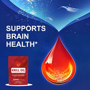 Gélules d'huile de krill OEM riches en phospholipides, astaxanthine et oméga-3, favorisent la santé du cerveau et la mobilité des articulations - Product Image 4