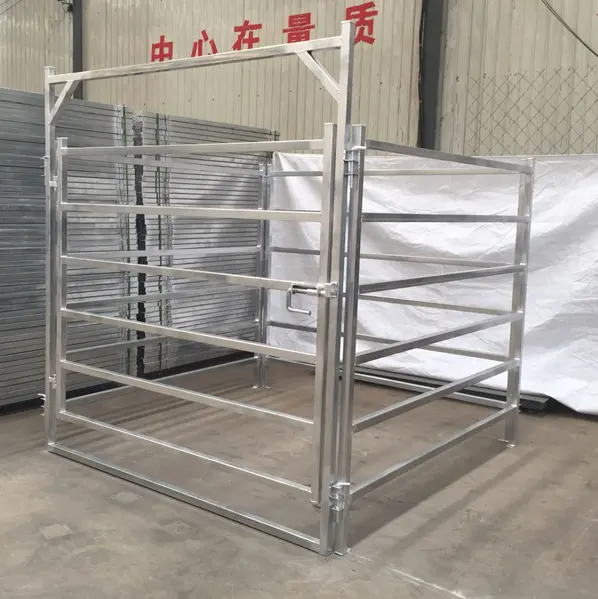 Heavy Duty Livestock Cattle Corral Fence Gate and Horse Round pen sheep Panels Farm Fence USA Metal Cattle panel fence