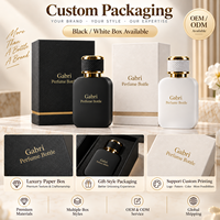 Flacon de parfum à étiquette privée 30ml 50ml 100ml avec boîte, vaporisateur à fine brume rond, flacon de parfum personnalisé, flacon de parfum vide de luxe