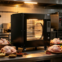 Four à poulet rotatif automatique pour supermarché