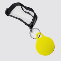 Ensemble de colliers en nylon réglables pour moutons 80*65mm, étiquettes d'identification en plastique pour animaux de ferme, boucle à dégagement rapide pour petits animaux de ferme