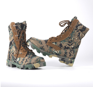 HPB917 Camouflage Outdoor <b>Hiking</b> Hunting <b>Boots</b> High Quality Rubber Camo Fabric Waterproof <b>Boot</b> Combat Hunting <b>Boots</b> - Product Image 1