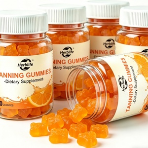 Gummies bronzantes quotidiennes personnalisées pour femmes avec supplément de vitamines, bêta-carotène, lycopène et astaxanthine – Gummies bronzantes sans soleil - Product Image 4