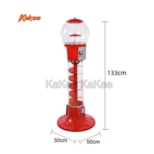 Best-seller Spiral Capsule Toy Machine Grande Capacité Gumball Bonbons Distributeur Automatique Idéal pour Arcades Centres Commerciaux - Product Image 3