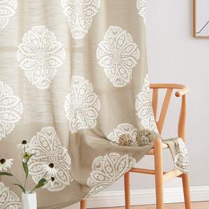 <span class=keywords><strong>Cortinas</strong></span> <span class=keywords><strong>semiopacas</strong></span> impresas para decoración de sala de estar, dormitorio, estudio, para uso en apartamentos - Product Image 2