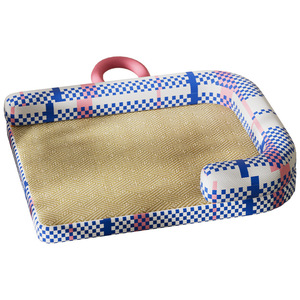 Nouveau lit pour chat, tapis rafraîchissant toutes saisons, lit respirant pour chat, support pour le cou, lit/tapis pour chat amovible et lavable. - Product Image 2