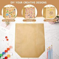 Sacs non tissés en PET supersonique, scellés latéralement, orange, en PP, réutilisables, taille moyenne, pour cadeaux de fête, sacs fourre-tout, entièrement enduits anti-UV