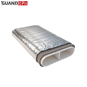 Tuyau plat <span class=keywords><strong>isolé</strong></span> en ABS TC résistant à l'écrasement, direct usine, 130*30mm, isolation en caoutchouc de 5mm pour système à cinq constantes - Product Image 2