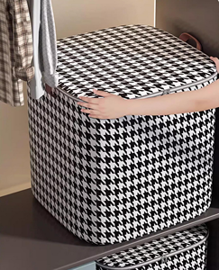 Bolsa de Almacenamiento Extra Grande de 180L con Ventana Transparente, Asa Reforzada, Plegable, Organizador de Ropa y Ropa de Cama para Mudanza - Product Image 5