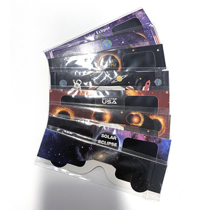 Venta al por mayor pasar el papel de prueba CE e ISO Solar <span class=keywords><strong>Eclipse</strong></span> gafas 3D con soporte personalizado - Product Image 1