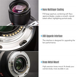 เลนส์ Viltrox (สำหรับกล้องฟูจิ X Mount) โฟกัสอัตโนมัติ เลนส์มาตรฐานแบบไพรม์ สำหรับถ่ายภาพบุคคล 85 มม. F1.8 STM สำหรับกล้องฟูจิฟิล์ม  ลดราคาพิเศษ - Product Image 4