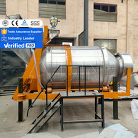 Mélangeur rotatif à tambour entièrement automatique en acier inoxydable LANE 1000L pour le traitement des poudres alimentaires et chimiques avec moteur