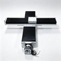 Module de mouvement linéaire JHD XYZ-HFH14 en profilé aluminium avec rail de guidage unique, palier coulissant, vis à billes, bloc moteur et engrenage pour automatisation CNC
