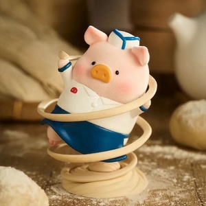 Nouveauté 2026 – Boîte de 8 figurines authentiques <span class=keywords><strong>Lulu</strong></span> <span class=keywords><strong>la</strong></span> cochonnette, série <span class=keywords><strong>Lulu</strong></span> Little Restaurant, figurines miniatures en PVC, jouets décoratifs adorables - Product Image 6