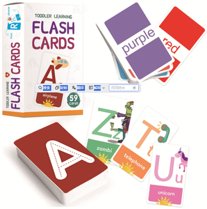 कस्टम प्रिंटिंग मोंटेसरी बच्चों के लिए वर्णमाला अंग्रेजी सीखने फ्लैश गेम कार्ड - Product Image 1