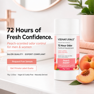 <span class=keywords><strong>Deodorante</strong></span> Stick Vegano Naturale al Profumo di Pesca, Senza Parabeni e Alluminio, Antitraspirante per Uomini e Donne - Product Image 6