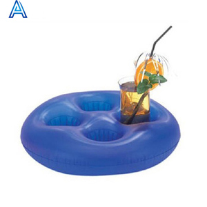Portavasos inflable de PVC, portavasos de plástico para piscina, flotador de agua para el verano, enfriador de bebidas y cerveza - Product Image 1