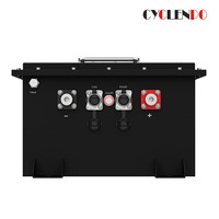 Batterie au lithium LiFePO4 personnalisée pour voiturette de golf, 48V/51.2V 50-200Ah, 6000 cycles, pack de batteries, fournie par l'usine CYCLENPO