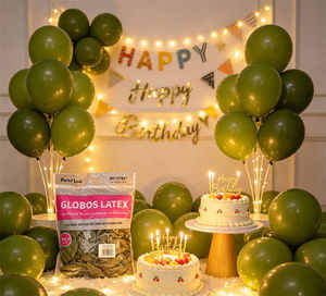 Party Love Premium Quality Latex Balloons 30cm Brown R12 For Decoration for superior durability - Product Image 5