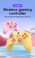 Manette de jeu sans fil Turbo 6 axes Bluetooth pour Switch/Android/iOS/PC, joystick à effet Hall, double déclencheur, manette de jeu
