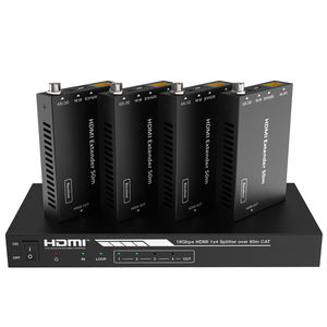 1x4 4K @ 60Hz <span class=keywords><strong>HDMI</strong></span> Extender <span class=keywords><strong>splitter</strong></span> 4K trên Cat6 70M/230ft PoC với 4X receivers IR cho nhà hát hệ thống - Product Image 4