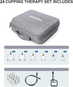 Vente chaude Smart Électrique Ventouses Thérapie Masseur Machine 20PCS Ventouses Drop Shipping pour Le <span class=keywords><strong>Corps</strong></span> - Product Image 5