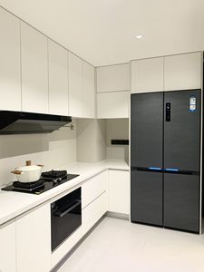 Mobili da Cucina <span class=keywords><strong>in</strong></span> Legno Massello <span class=keywords><strong>con</strong></span> Ante a Sollevamento, Personalizzabili, Fornitura Diretta dalla Fabbrica, Facili da Installare - Product Image 3