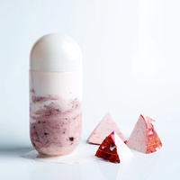Capsules transparentes pour boisson, 500ml, 1 pièce, Design créatif, personnalisé, bouteille vide, pour jus de fruits, lait, boba, thé