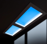 Plafonnier LED intelligent intégré ultra-fin Skylight 2200-10000K, lumière naturelle simulée, lumière du soleil, plafonnier Bluesky