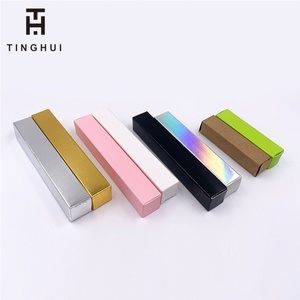 กล่องกระดาษใส่ลิปสติก กล่องของขวัญคราฟท์ กล่องบรรจุภัณฑ์เครื่องสำอางสีสันสดใส กล่องใส่ขวดน้ำหอมขนาดเล็กแบบสร้างสรรค์ กล่องกระดาษแข็งเปล่า - Product Image 1