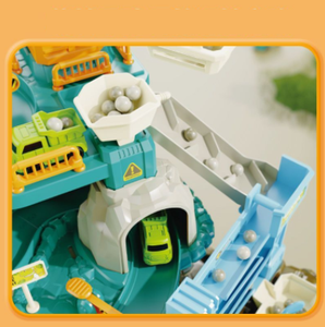 WYL Offre Spéciale enfants éducatifs dinosaure piste Base aventure jouets électrique fente voiture jouet Parking ensemble jouets avec 4 voitures coulissantes - Product Image 4