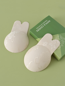 Oreilles <span class=keywords><strong>de</strong></span> <span class=keywords><strong>lapin</strong></span> en dentelle Lifting Breast Adhesive Strapless Breathable Bra Breast Patches Gather Anti-sagly Women Rabbit - Product Image 6
