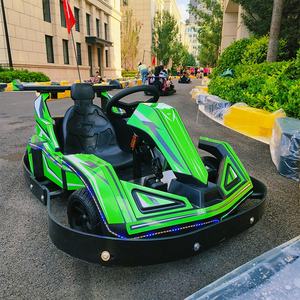 2024 nuevo diseño Kart eléctrico para niños, batería emisora de luz para interiores y exteriores, coche, batería para adultos, Kart se puede cronometrar - Product Image 3