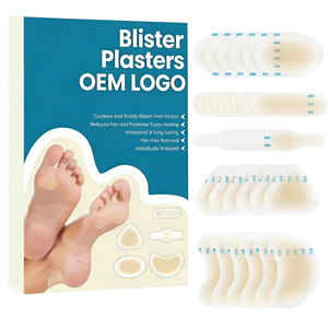 Parche Hidrocoloide para Verrugas del Talón, Impermeable, Antifricción, con Gel Amortiguador, Venda al por Mayor de Fábrica, Cuidado de los Pies, OEM, Marca Privada - Product Image 1