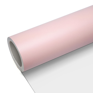 Stain Resistant Flat Seashell <b>Pink</b> PET Skin Feel Automotive <b>Wrap</b> High Stretch Car Styling - Product Image 2
