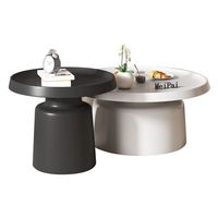Table d'appoint ronde en bois massif moderne et luxueuse en métal, fer durable, café ou thé d'art pour le salon, meubles de maison