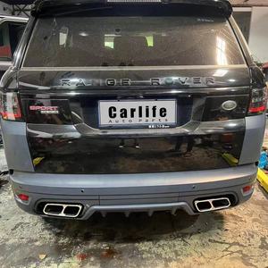 Kit de carrocería de coche de plástico PP de alta calidad para Range <span class=keywords><strong>Rover</strong></span> Sport L494 2014-2017 actualización a estilo <span class=keywords><strong>SVR</strong></span> <span class=keywords><strong>2022</strong></span> incluye luces de parachoques automático - Product Image 3