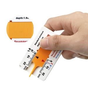 Jauge de profondeur de bande de roulement <span class=keywords><strong>SR72</strong></span> 0-20 mm, outil de mesure en plastique pour roues de moto/camion, ajustement universel - Product Image 2